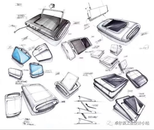 電子產(chǎn)品設(shè)計(jì)手繪靈感圖 從創(chuàng)意草圖到創(chuàng)新產(chǎn)品的視覺旅程